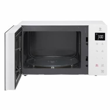 LG mikrobølgeovn MS23NECBW 23 L, frittstående, berøringskontroll, 1000 W, hvit, avrimingsfunksjon