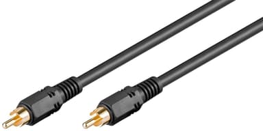 Goobay Koaksial digital/lydkontaktkabel  RCA S/PDIF  dobbelt skjermet