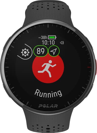 Polar Pacer Pro sportsklokke S/L (grå/sort)