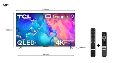 TCL 50'' QLED760 4K LED TV (2022)