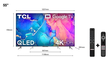 TCL 55'' QLED760 4K LED TV (2022)