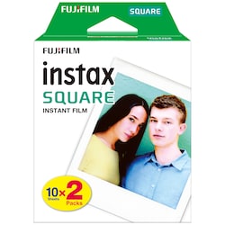 Fujifilm Instax Square fotoark - hvit ramme (20-pk)
