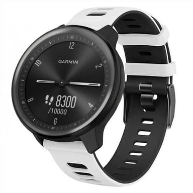 Twin Sport armbånd Garmin Vivomove Sport - Hvit/svart
