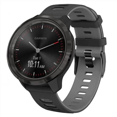 Twin Sport armbånd Garmin Vivomove 3 - Svart/grå