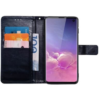 Mobil lommebok 3-kort Samsung Galaxy S10 - Mørkeblå