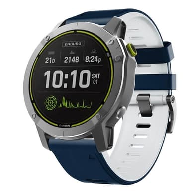 Twin Sport armbånd Garmin Fenix 7 - Blå/grå