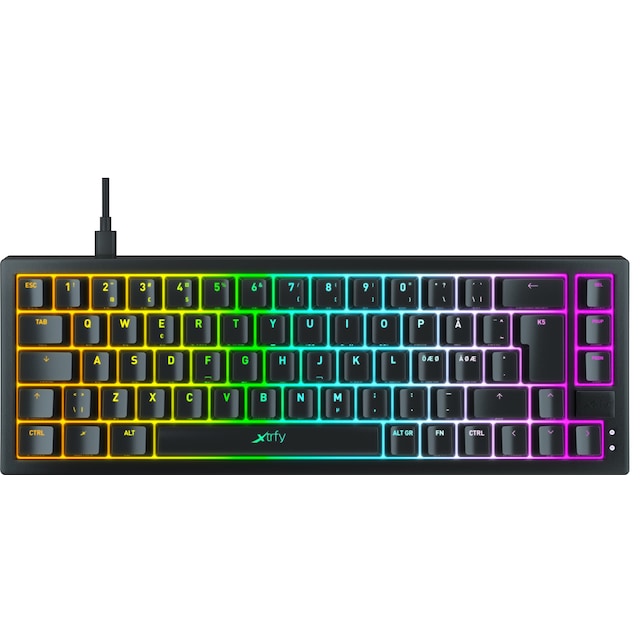 Xtrfy K5 RGB Compact tangentbord gaming (svart)