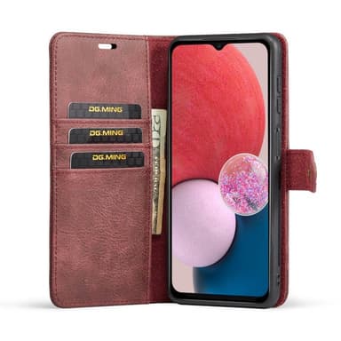 Mobil lommebok DG-Ming 2i1 Samsung Galaxy A13 4G - Rød