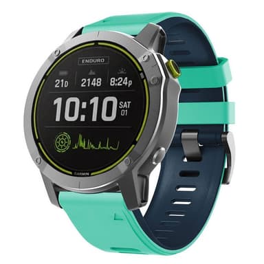 Twin Sport armbånd Garmin Fenix 7 - Mynt/svart