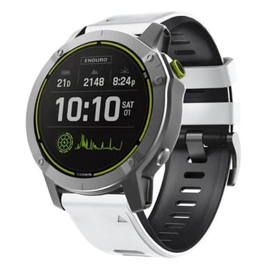 Twin Sport armbånd Garmin Fenix 7S - Hvit/svart