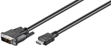Goobay DVI-D/HDMI™-kabel, nikkelbelagt