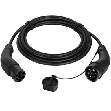 Ladekabel Elbil Type 2 3-fase 32A 22kW 7,5m