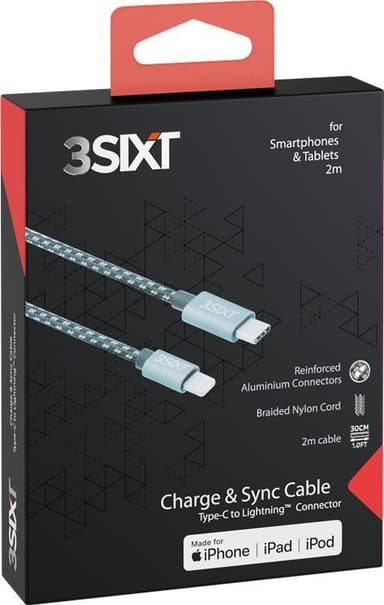 Lynrask synkronisering og ladekabel USB-C â„¢ -> Apple Lightning