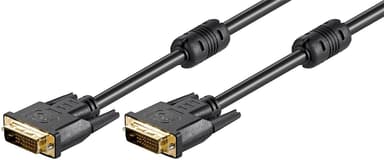 Goobay DVI-D Full HD-kabel Dual Link, gullbelagt