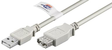 Goobay USB 2.0 høyhastighets skjøtekabel med USB-sertifikat