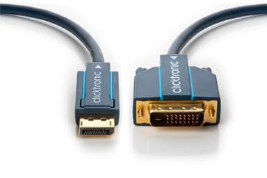 Aktiv Displayport til DVI-adapterkabel