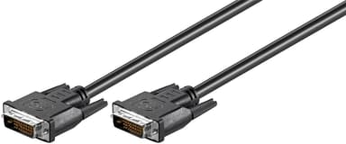 Goobay DVI-D Full HD-kabel Dual Link, nikkel