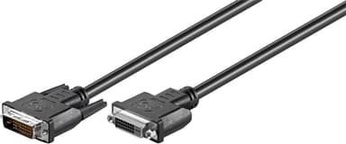 Goobay DVI-D Full HD skjøtekabel Dual Link, nikkelbelagt