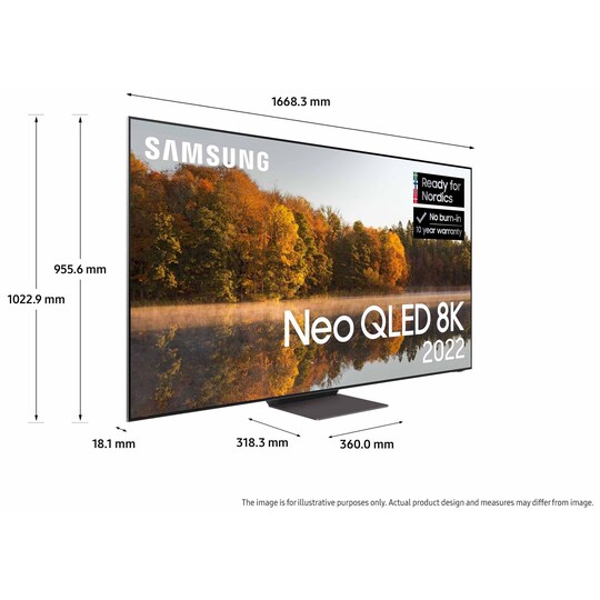Samsung 75" QN700B 8K Neo QLED TV (2022)