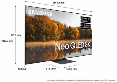 Samsung 75" QN700B 8K Neo QLED TV (2022)