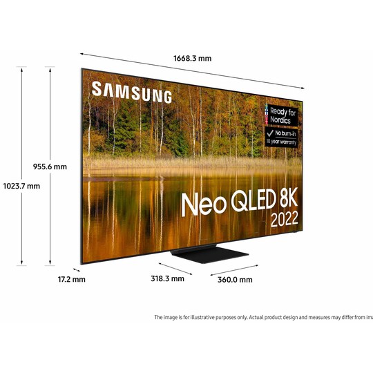 Samsung 75" QN800B 8K Neo QLED TV (2022)