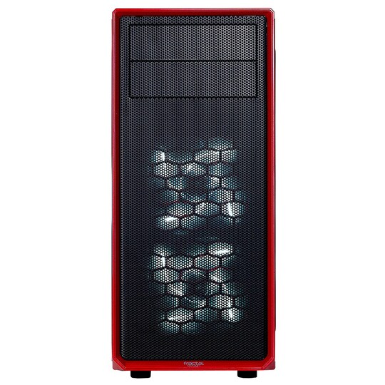 Fractal Design Focus G ATX PC-kabinett (rød, vindu)