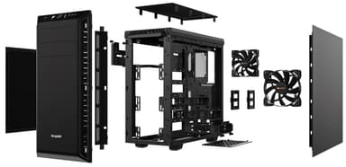 be quiet! Pure Base 600 PC-kabinett (sort)