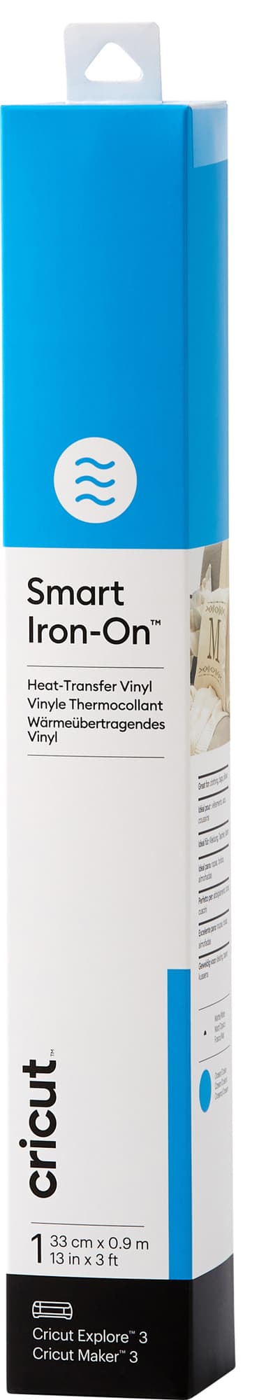 Cricut Smart Iron-On strykeark 33x91 (sjøblå)