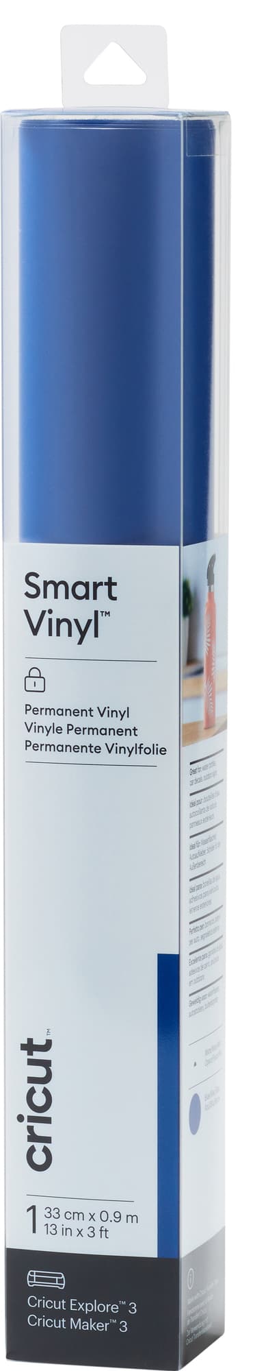 Cricut Smart Vinyl Permanent vinylark 33 x 91cm (blå)