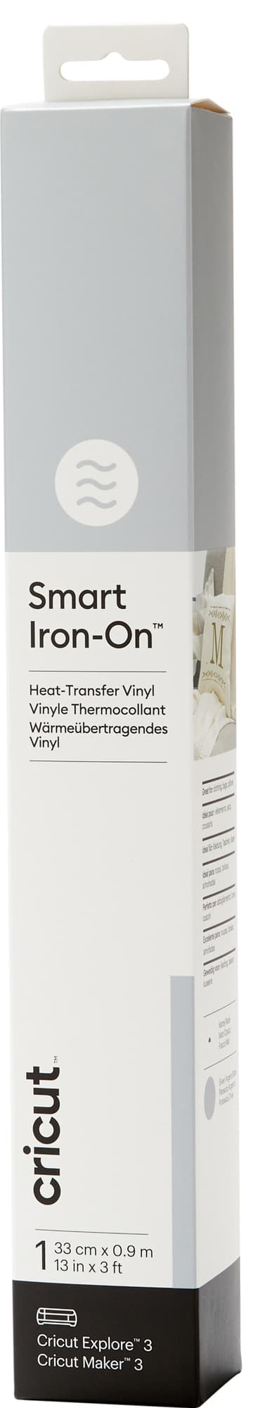 Cricut Smart Iron-On strykeark 33x91 (sølv)