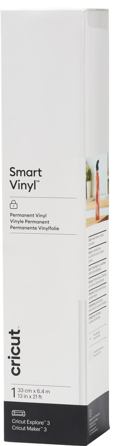 Cricut Smart Vinyl Permanent vinylark 33 x 640 cm (hvit)