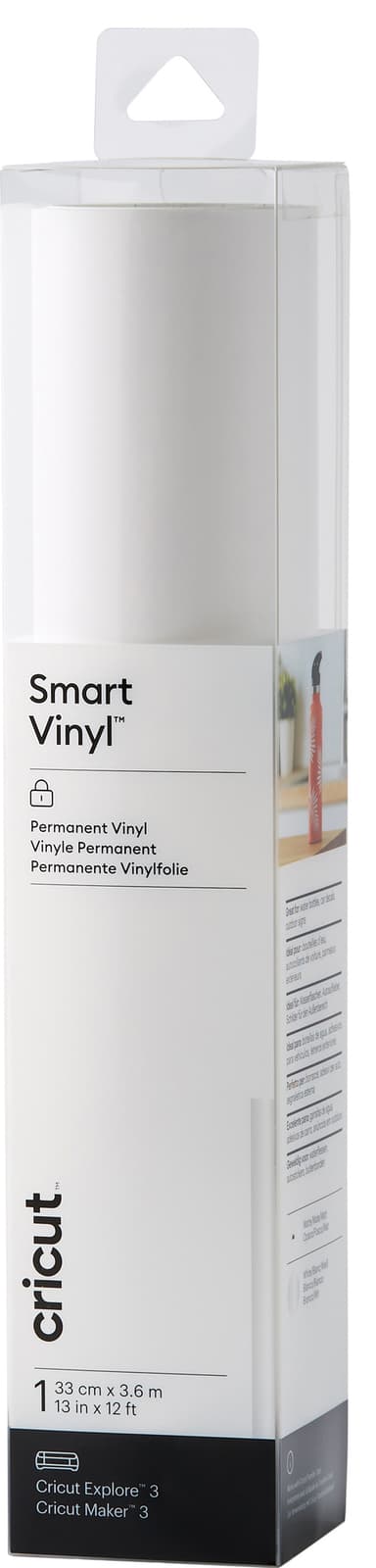 Cricut Smart Vinyl Permanent vinylark 33 x 366 cm (hvit)