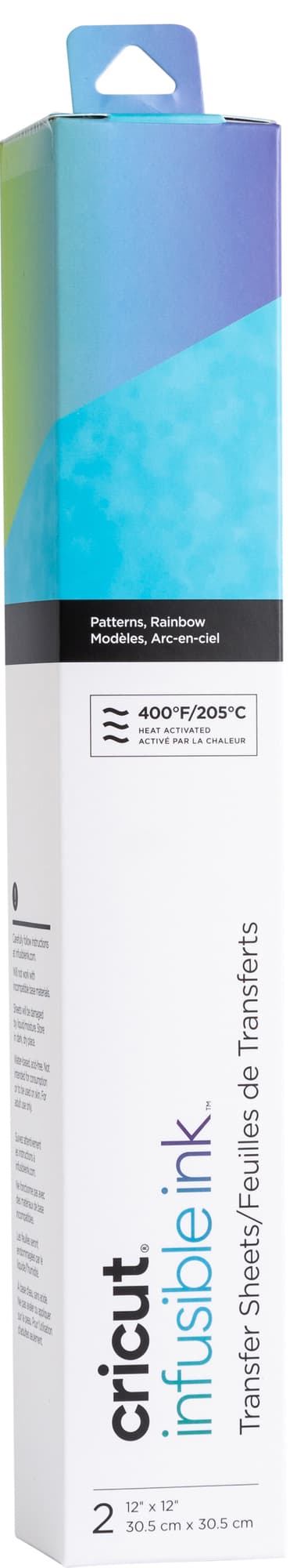 Cricut Infusible Ink overføringsark 2-pakning (regnbue)