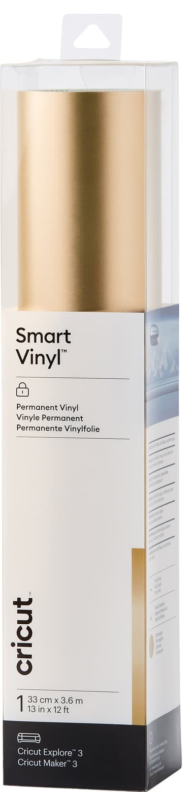 Cricut Smart Vinyl Permanent vinylark 33 x 366 cm (matt champagne)