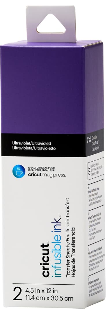 Cricut Infusible Ink overføringsark 2-pakning (ultraviolet)