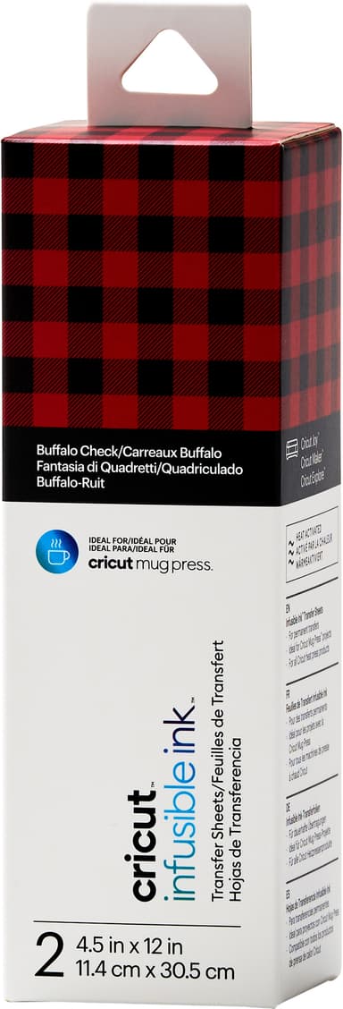 Cricut Infusible Ink overføringsark 2-pk. (buffalo check)