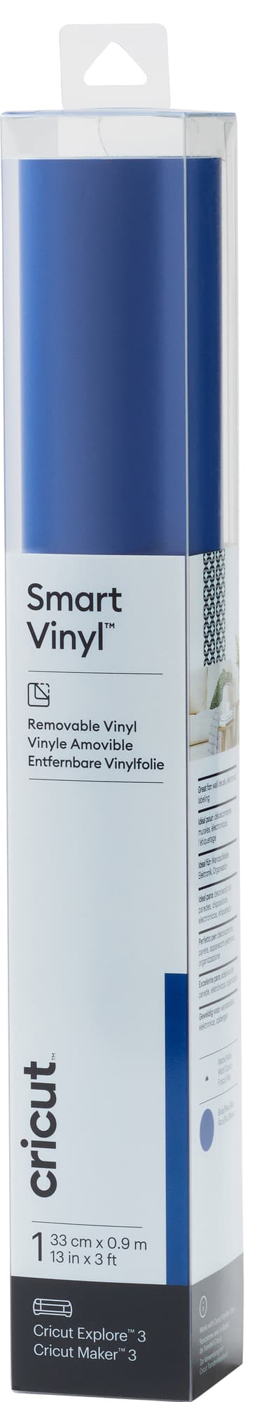 Cricut Smart Vinyl Removable vinylark 33 x 91 cm (blå)