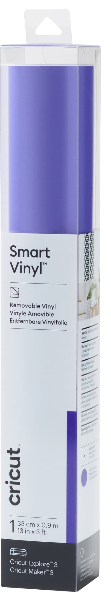 Cricut Smart Vinyl Removable vinylark 33 x 91 cm (lilla)