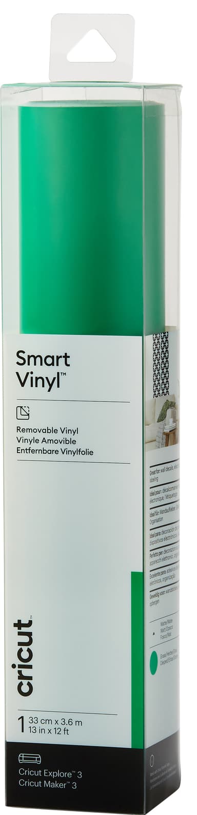 Cricut Smart Vinyl Removable vinylark 33 x 366 cm (gress)