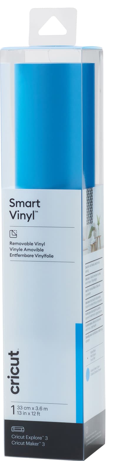 Cricut Smart Vinyl Removable vinylark 33 x 366 cm (havblå)