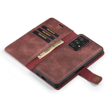 Mobil lommebok DG-Ming 2i1 Samsung Galaxy A53 5G - Rød