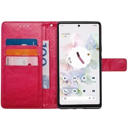 Mobil lommebok 3-kort Google Pixel 7 - Rosa