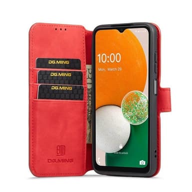 DG-Ming Lommebokdeksel 3-kort Samsung Galaxy A13 4G - Rød