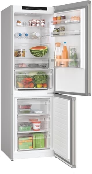 Bosch Kjøleskap/fryser kombinasjon KGN362IDF (inox-easyclean)