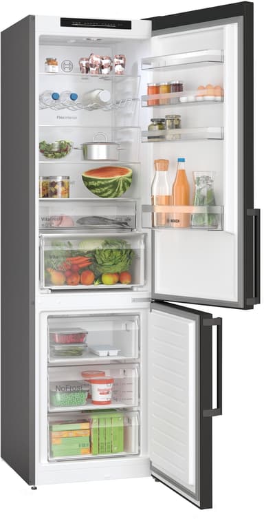 Bosch Kjøleskap/fryser kombinasjon KGN39VXCT (black inox-antifingerprint)
