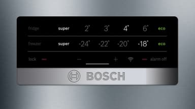 Bosch Kjøleskap/fryser kombinasjon KGN49XLEA (inox-look)