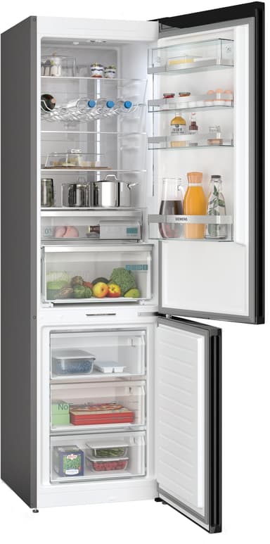 Siemens Kjøleskap/fryser kombinasjon KG39NAXCF (black inox-antifingerprint)