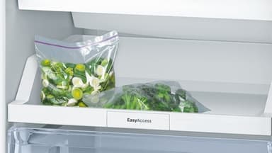 Bosch Kjøleskap/fryser kombinasjon KGN36NLEA (inox-look)