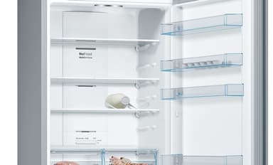 Bosch Kjøleskap/fryser kombinasjon KGN49XLEA (inox-look)