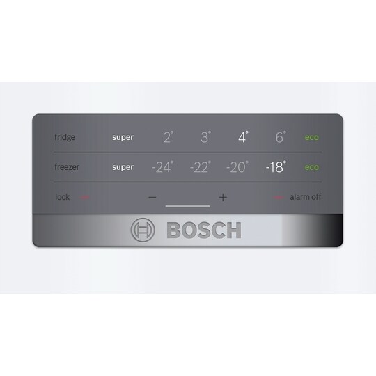 Bosch Kjøleskap/fryser kombinasjon KGN397WEQ (hvit)
